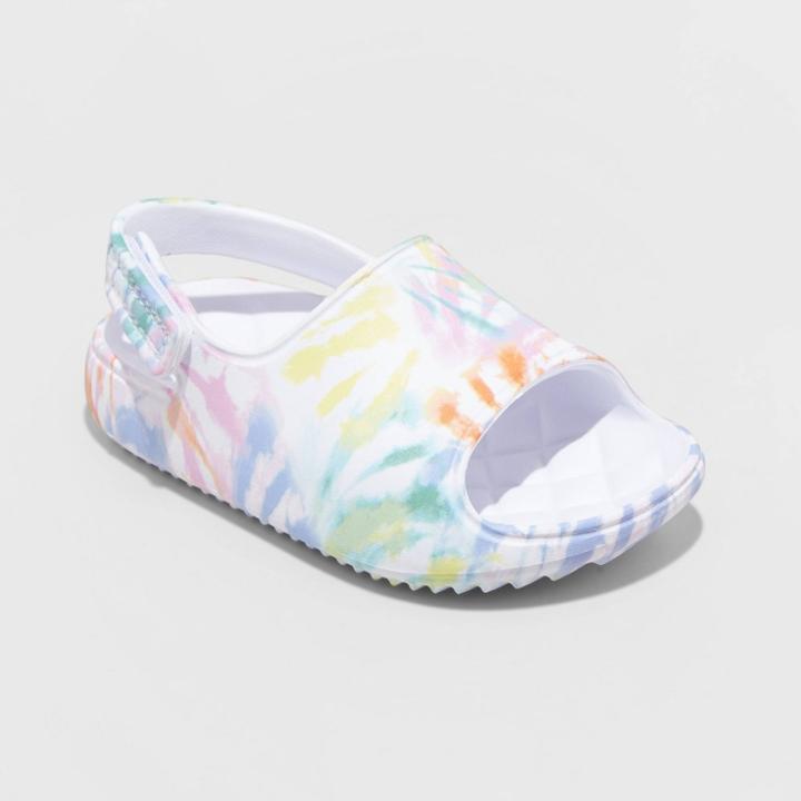 Toddler Wynne Tie-dye Footbed Sandals - Cat & Jack 5,