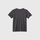 Boys' Short Sleeve Printed T-shirt - Cat & Jack Dark Gray