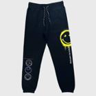 Smileyworld Men's Smiley Positivity Jogger Pants - Black
