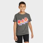 Boys' 'rad' Short Sleeve Graphic T-shirt - Cat & Jack Charcoal Gray
