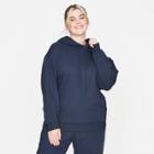 Women's Plus Size Hooded Sweatshirt - Universal Thread Dark Navy