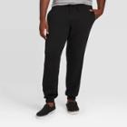 Men's Big & Tall Tapered Jogger Pants - Goodfellow & Co Black