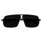 Breed Men's Sagittarius Polarized Sunglasses With Titanium Frame And Carbon Fiber Arms - Gunmetal (grey)/black