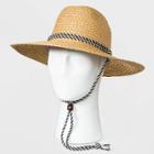 Men's Paper Straw Lifeguard Hat - Goodfellow & Co Brown M/l, Men's, Size: