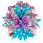 Lily Frilly Hair Clips And Pins - Blue