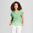 Women's Any Day Short Sleeve Shirt - A New Day Green