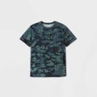 Men's Camo Print Short Sleeve Moonstone T-shirt - Original Use Gray