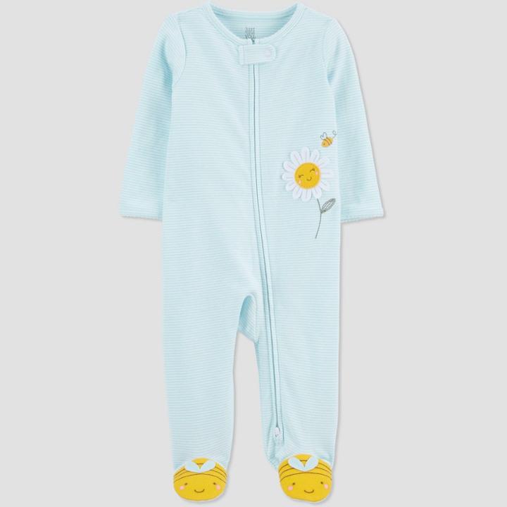 Baby Girls' Bee Sleep N' Play - Just One You Made By Carter's Blue Newborn