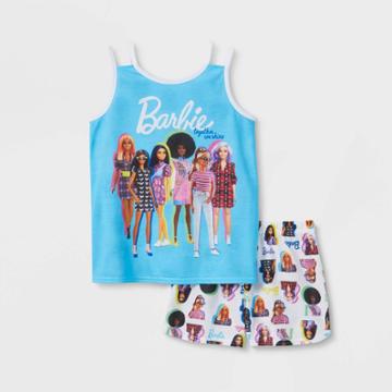 Girls' Barbie 2pc Pajama