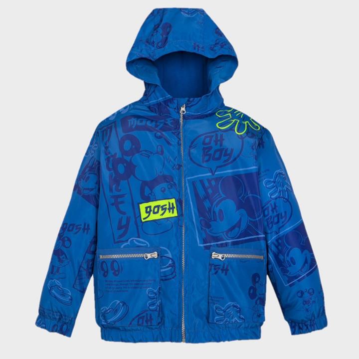 Boys' Disney Mickey Mouse Rain Coat - Blue 3 - Disney