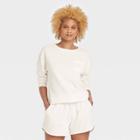 Women's French Terry Sweatshirt - Universal Thread White