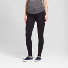 Maternity Crossover Panel Ponte Pants - Isabel Maternity By Ingrid & Isabel Black