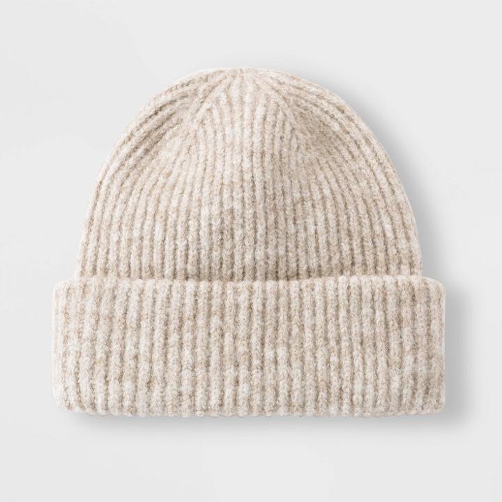 Kids' Beanie - Cat & Jack Cream, Beige