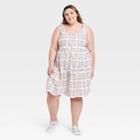 Ev Lgbt Pride Pride Gender Inclusive Adult Extended Size Dress - White