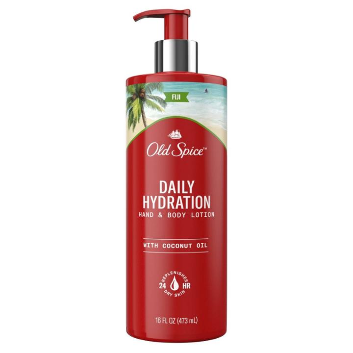 Old Spice Fiji With Coconut Oil Lotion Pump