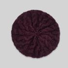 Women's Cable Beret - A New Day Burgundy, Red