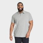 Men's Big & Tall Supima Cotton Polo Shirt - All In Motion Heathered Gray