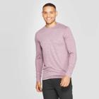 Men's Long Sleeve Soft Touch T-shirt - C9 Champion Rich Maroon Heather S, Size: Small, Rich Red Grey