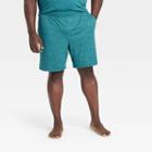 Men's Big & Tall Soft Stretch Shorts - All In Motion Teal Blue