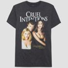 Hybrid Apparel Men's Cruel Intentions Short Sleeve Graphic T-shirt - Black Diagonal