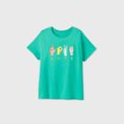 Women's Plus Size Short Sleeve Sign Language 'love' Graphic T-shirt - Cat & Jack Green
