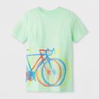Boys' Short Sleeve Bicycles Graphic T-shirt - Cat & Jack Green