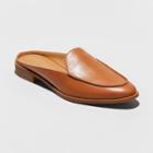 Women's Dekota Backless Slip On Mules - Universal Thread Cognac 9.5, Women's, Brown