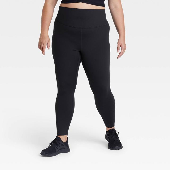 Women's Plus Size Premium Elongate Ultra High-rise Leggings 25 - All In Motion Black Onyx