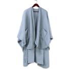 Better Living 58x64 Plush Wrap Wearable Blanket Blue - Better