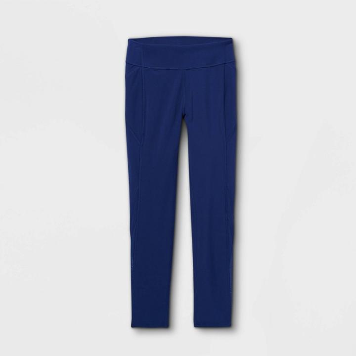 Girls' Mesh Pocket Leggings - All In Motion Sapphire