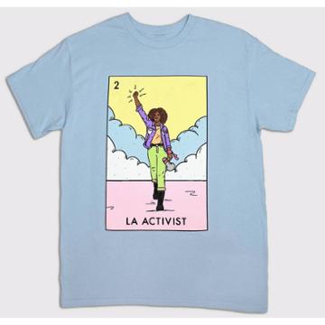 Millennial Latino Cards Men's La Activist Short Sleeve Graphic T-shirt -