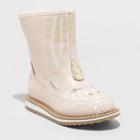 Toddler Girls' Isla Unicorn Zipper Slip-on Winter Boots - Cat & Jack Pink
