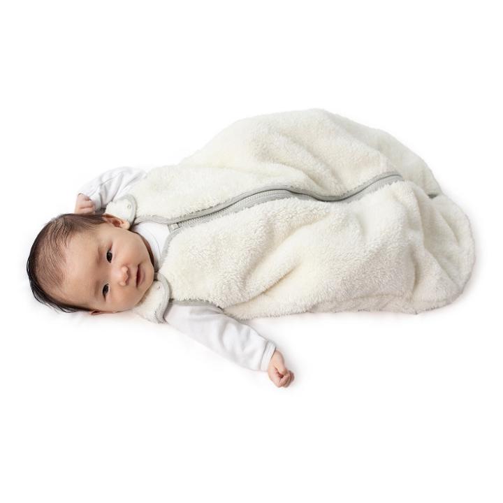 Baby Deedee Sleep Nest Teddy Wearable Blanket - Ivory -