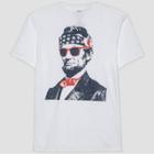 Well Worn Men's Lincoln Short Sleeve Graphic T-shirt - White Dot