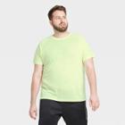 Men's Short Sleeve Run T-shirt - All In Motion Bright Lemon S, Men's, Size: Small, Bright Yellow