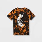 Boys' Halloween Graphic Short Sleeve T-shirt - Art Class Black/orange