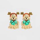 Sugarfix By Baublebar 'home For The Paw-lidays' Statement Earrings - Gold
