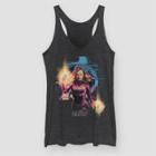 Women's Captain Marvel Tank Top (juniors') - Black Heather