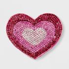 Girls' Gem Heart Clip - Cat & Jack Red