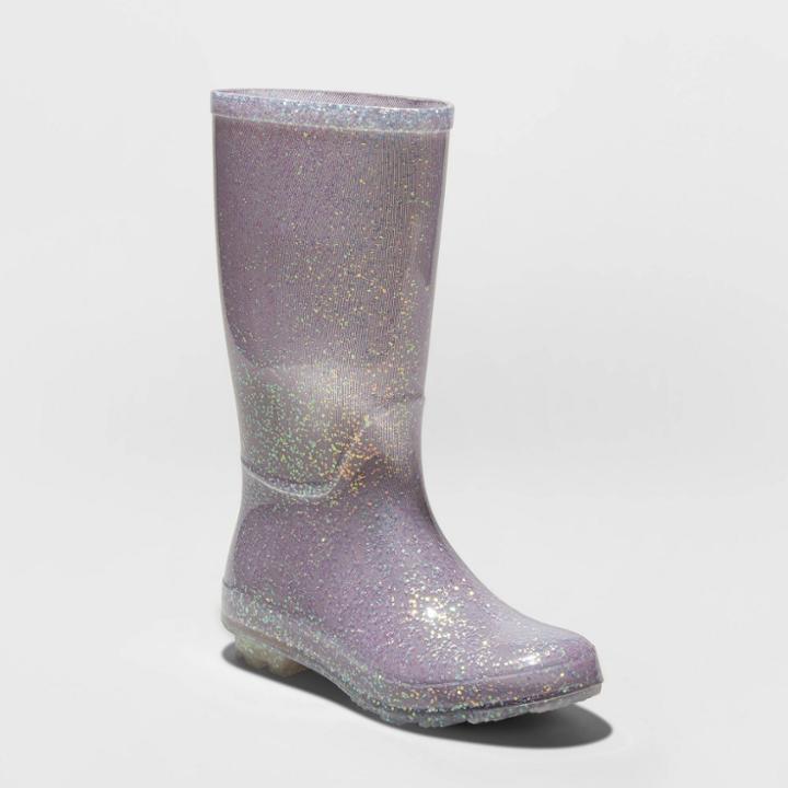 Girls' Evelyn Rain Boots - Cat & Jack Gray