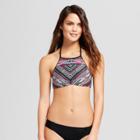 Women's High Neck Halter Bikini Top - Mossimo Wild Berry