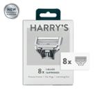 Harry's Razor Blades For Men  8 Pack Of Razor Blade Refills