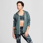 Women's Authentic French Terry Full Zip Sweatshirt - C9 Champion Deep Pine Green