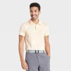 Men's Striped Polo Shirt - All In Motion Yellow