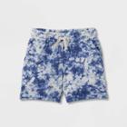 Kids' Shorter-length Tie-dye Shorts - Cat & Jack Blue