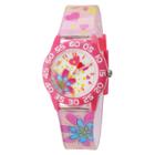 Disney Girls' Red Balloon Pink Plastic Time Teacher Watch - Pink, Girl's