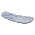 Women's Muk Luks Stretch Satin Ballerina Slippers - Blue L(8-9), Size: