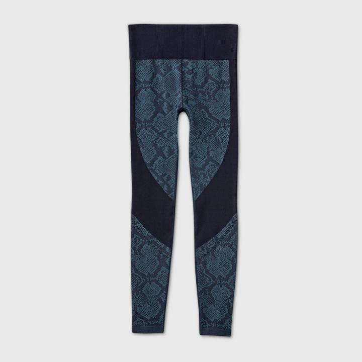 Women's High-waisted Seamless Snakeskin Jacquard 7/8 Leggings - Joylab