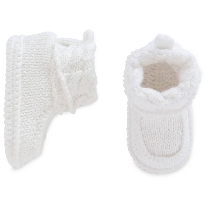 Baby White Knit Booties - Just One You Made By Carter's Newborn