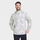 Men's Camo Print Packable Jacket - All In Motion White